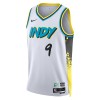 Män Indiana Pacers Tröja TJ McConnell Nike 2024-25 City Edition Vit Swingman